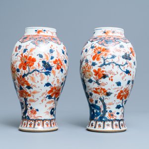 A pair of Chinese Imari-style 'pheasant' vases, Kangxi — 照片 2