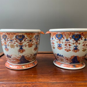 A pair of Chinese Imari-style wine bottle coolers, Qianlong — 照片 10
