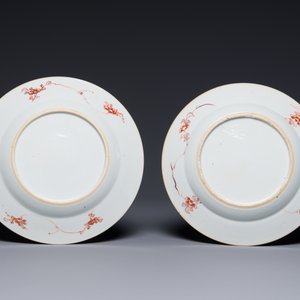 A pair of Chinese Imari-style 'Xi Xiang Ji' plates, Kangxi — photo 2