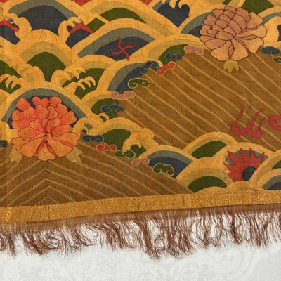 A pair of Chinese kesi 'Dragons and Cranes' panels — photo 3