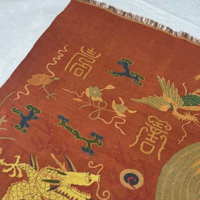 A pair of Chinese kesi 'Dragons and Cranes' panels — photo 41
