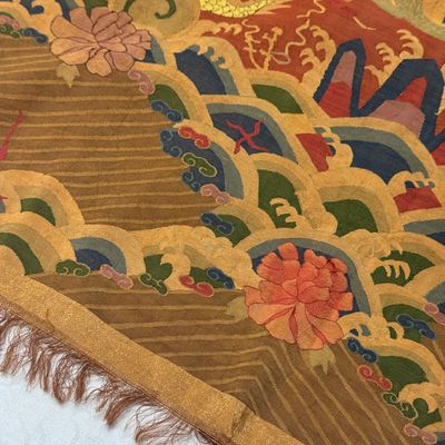 A pair of Chinese kesi 'Dragons and Cranes' panels — photo 42