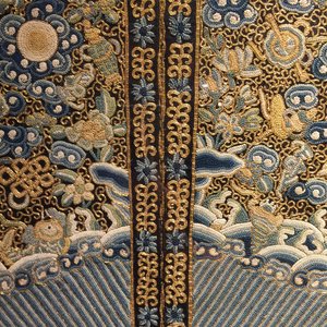 A pair of Chinese kesi rank badges with wild geese, 18/19th C. — 照片 12
