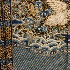 A pair of Chinese kesi rank badges with wild geese, 18/19th C. — 照片 9