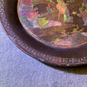 A pair of Chinese lac burgauté saucer dishes, Kangxi — 照片 21