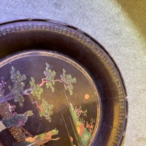 A pair of Chinese lac burgauté saucer dishes, Kangxi — 照片 9