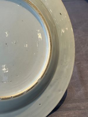 A pair of Chinese 'leaping pekinese' plates, possibly after a design by Cornelis Pronk, Qianlong, ca. 1740 — 照片 16