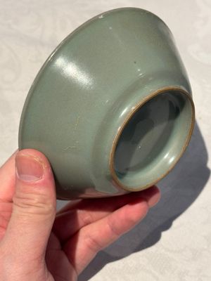 A pair of Chinese Longquan celadon saucers, Song/Yuan — photo 15