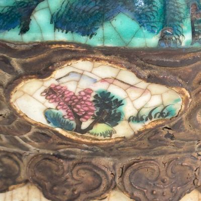 A pair of Chinese Nanking famille rose 'Warriors' vases — photo 5