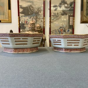 A pair of Chinese octagonal 'trigrams' bowls, Tongzhi mark and of the period — photo 16