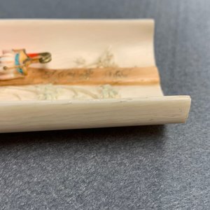 A pair of Chinese polychrome carved wrist rests in presentation box, Republic — photo 22