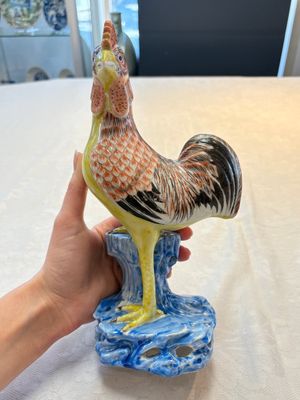 * A pair of Chinese polychrome-glazed models of roosters, 18/19th C. — foto 9