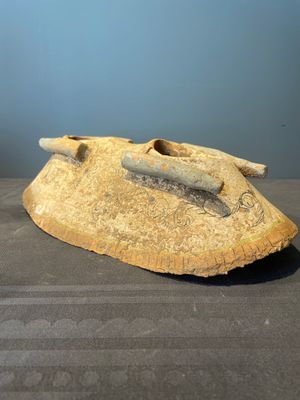 A pair of Chinese polychrome-painted terracotta camels with saddles, Tang — 照片 26