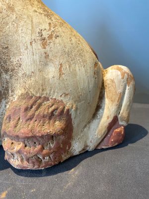 A pair of Chinese polychrome-painted terracotta camels with saddles, Tang — 照片 59