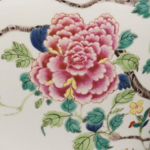 A pair of Chinese porcelain famille rose vases with floral decoration, 19th C. — 照片 13