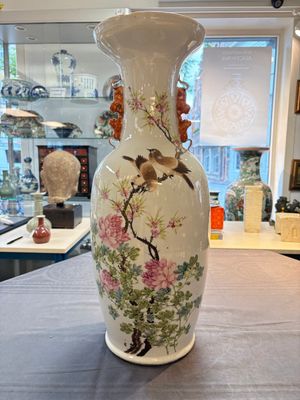 A pair of Chinese qianjiang cai 'birds among flowering branches' vases, signed Wang Yongyuan 汪永源, dated 1900 — 照片 10