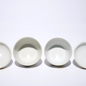 A pair of Chinese qianjiang cai covered bowls, 19/20th C. — photo 5