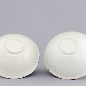 A pair of Chinese Qingbai bowls with fish, Song, 10-13th C. — photo 3