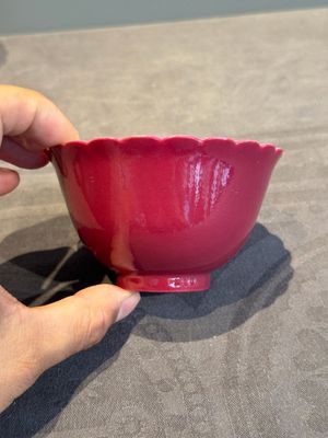 A pair of Chinese ruby-glazed bowls, Qianlong mark, 19/20th C. — photo 5