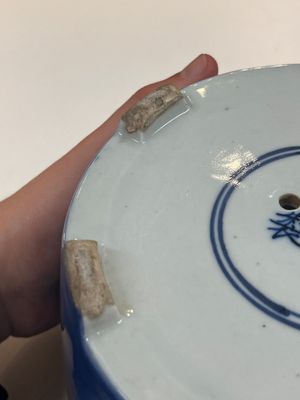 A pair of Chinese sacrificial blue-glazed jardinières, Yongzheng mark, 19th C. — photo 14