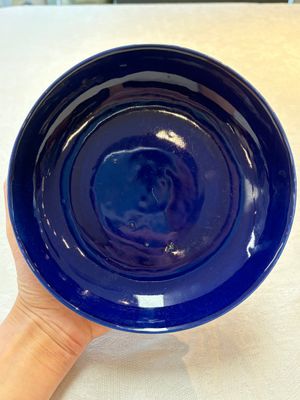 A pair of Chinese sacrificial blue-glazed plates, Guangxu mark and of the period — photo 5