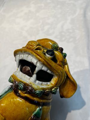A pair of Chinese sancai-glazed Buddhist lions, Kangxi mark, 19th C. — photo 11