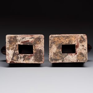 A pair of Chinese sancai-glazed Buddhist lions, Kangxi mark, 19th C. — photo 7