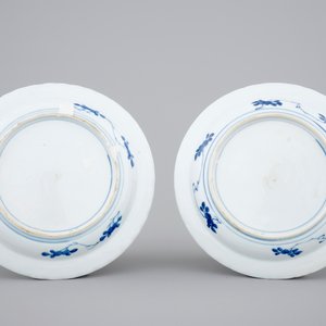 A pair of Chinese Schevening or Nabeshima plates, prob. Ca Mau shipwreck, ca. 1720 — photo 2