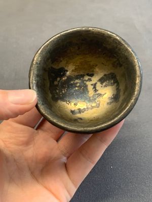 A pair of Chinese silver-lined tixi lacquer cups, Ming — photo 4