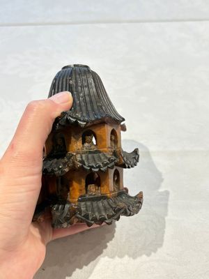 A pair of Chinese soapstone pagodas, 19/20th C. — 照片 13