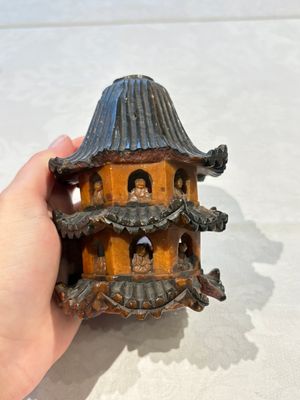 A pair of Chinese soapstone pagodas, 19/20th C. — 照片 14