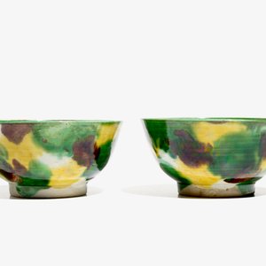 A pair of Chinese spinach and egg bowls, ex-coll. August the Strong, Kangxi — photo 5