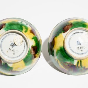 A pair of Chinese spinach and egg bowls, ex-coll. August the Strong, Kangxi — photo 7