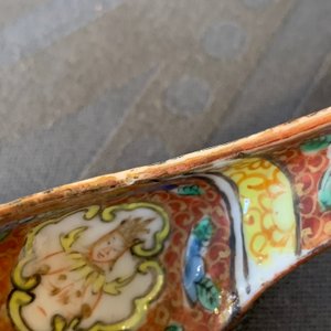 A pair of Chinese Thai market Bencharong spoons, 19th C. — 照片 6
