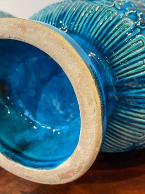 A pair of Chinese turquoise-glazed 'lotus' vases, 19th C. — 照片 7