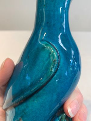 A pair of Chinese turquoise-glazed parrots, 19th C. — foto 16