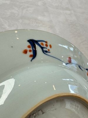 A pair of Chinese verte-Imari 'Governor Duff' plates — photo 17