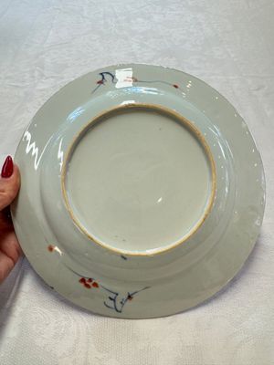 A pair of Chinese verte-Imari 'Governor Duff' plates — photo 25