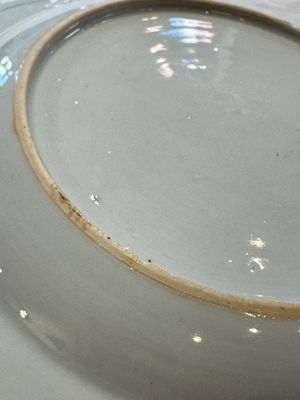 A pair of Chinese verte-Imari 'Governor Duff' plates — 照片 13