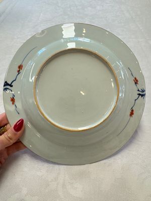 A pair of Chinese verte-Imari 'Governor Duff' plates — 照片 22