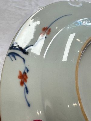 A pair of Chinese verte-Imari 'Governor Duff' plates — 照片 24