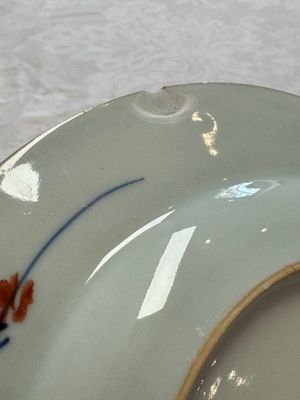 A pair of Chinese verte-Imari 'Governor Duff' plates — 照片 25