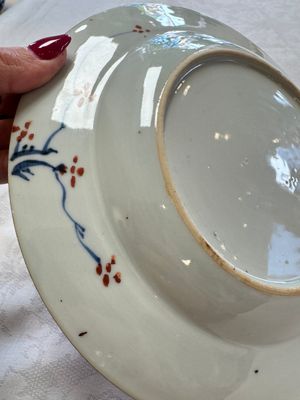 A pair of Chinese verte-Imari 'Governor Duff' plates — 照片 10