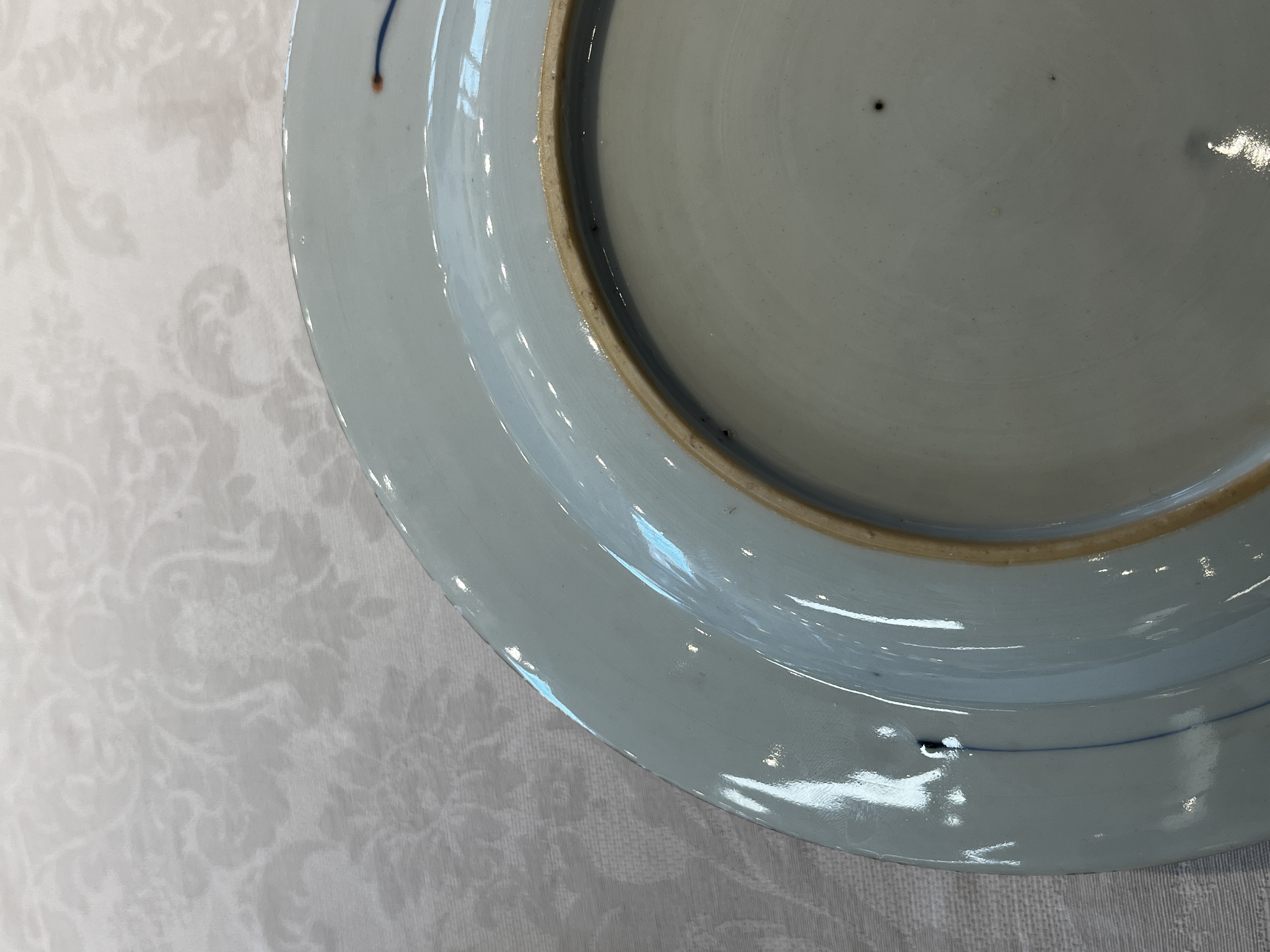 A pair of Chinese verte-Imari 'Governor Duff' plates — 照片 26
