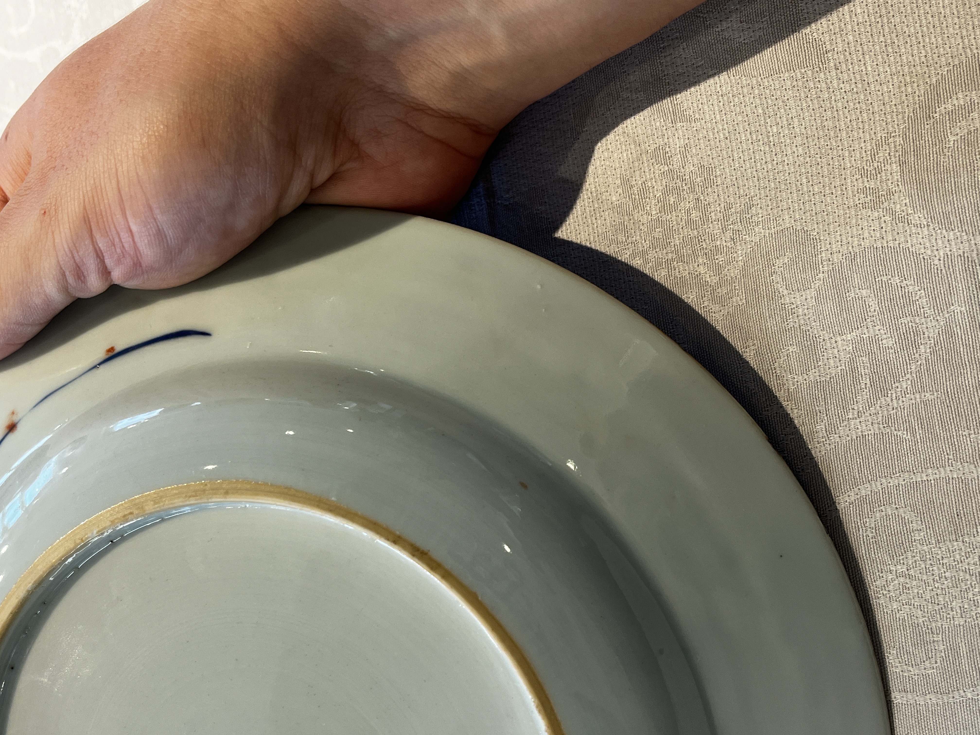 A pair of Chinese verte-Imari 'Governor Duff' plates — 照片 28