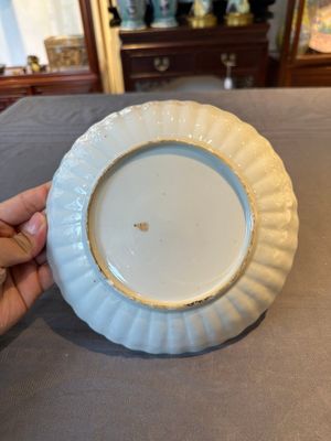 A pair of Chinese verte-Imari 'qilin' plates, Kangxi — 照片 9