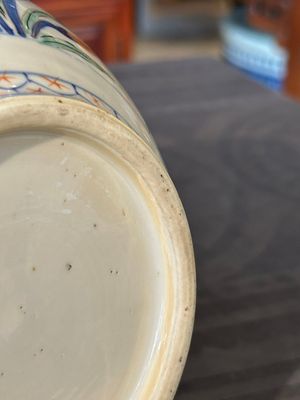 A pair of Chinese verte-Imari triple gourd vases, Kangxi — photo 11
