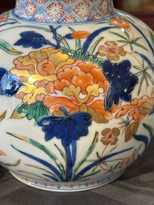 A pair of Chinese verte-Imari triple gourd vases, Kangxi — photo 8