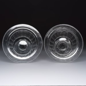 A pair of cut crystal footed bowls, 19th C. — foto 6