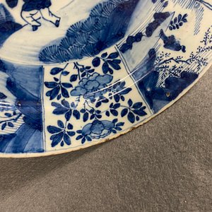 A pair of Dutch Delft blue and white chinoiserie plates, 17/18th C. — photo 7